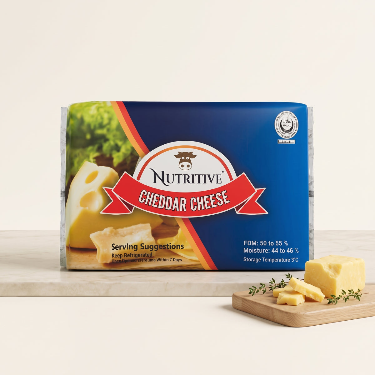 Nutritive Cheddar Cheese 1kg