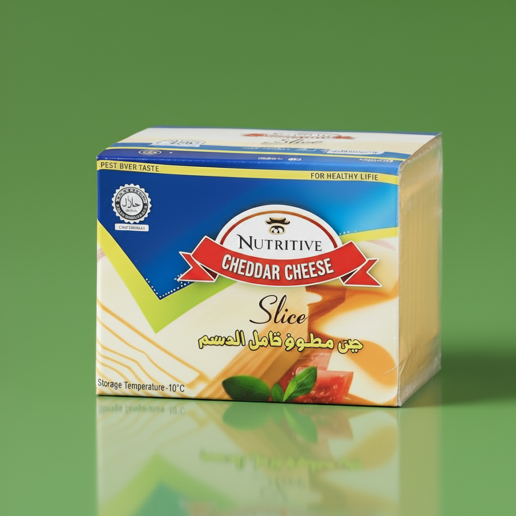 Nutritive Cheddar Cheese Slices 1Kg