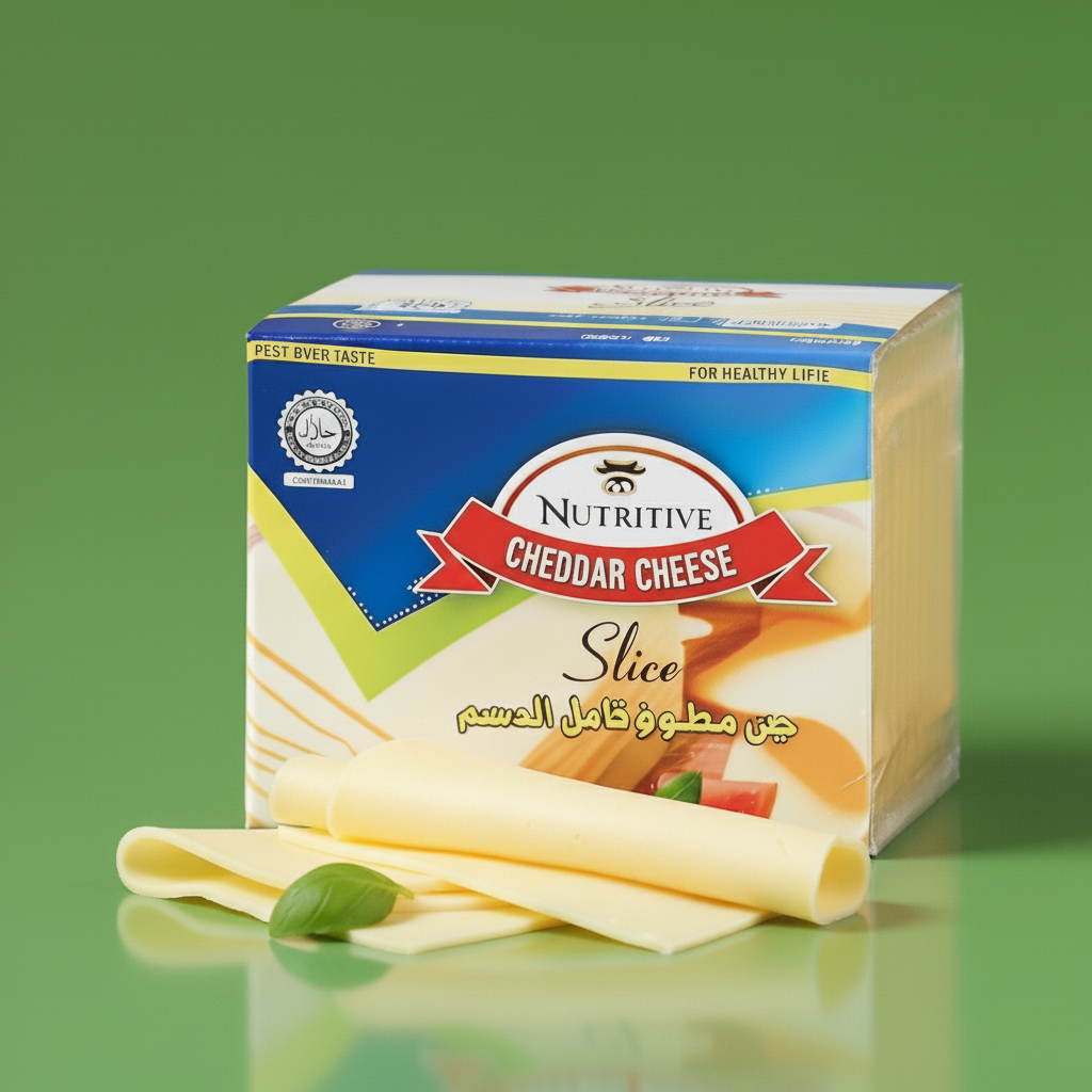 Nutritive Cheddar Cheese Slices 1Kg