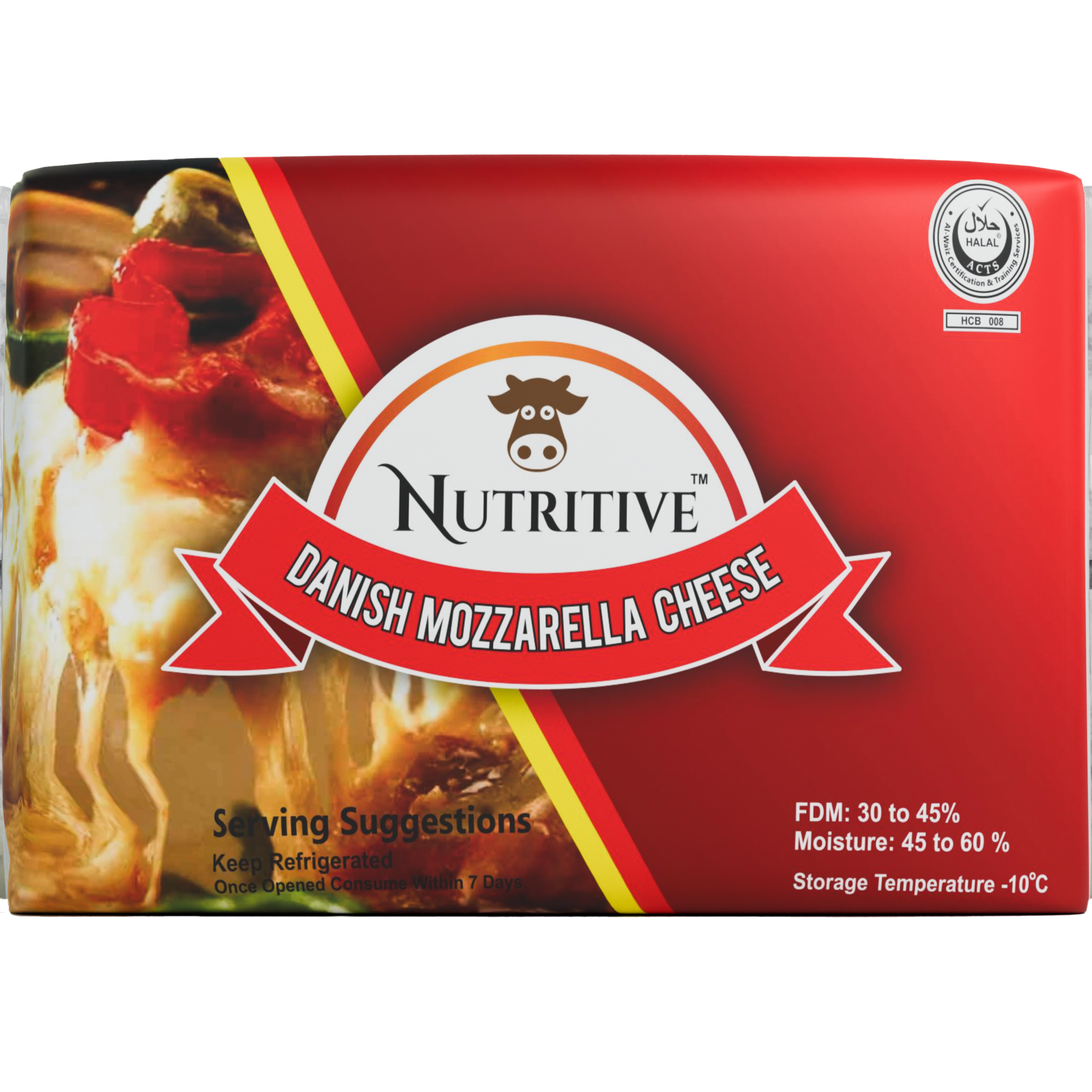 Nutritive Danish Mozzarella Cheese 1kg
