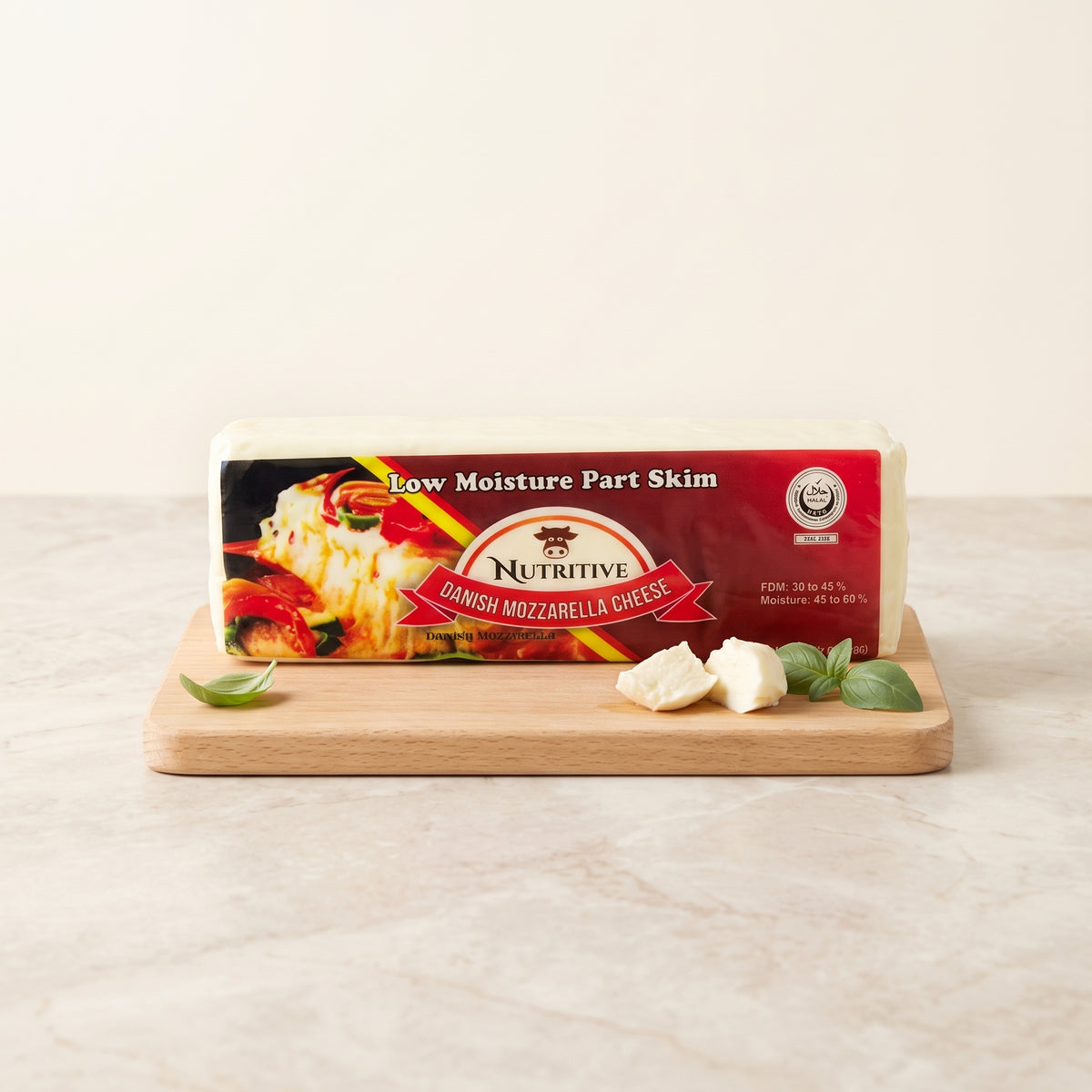 Nutritive Danish Mozzarella Cheese 2kg